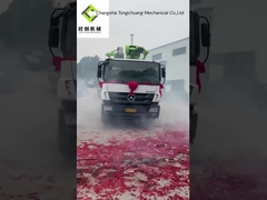 yeşil pompalı kamyon