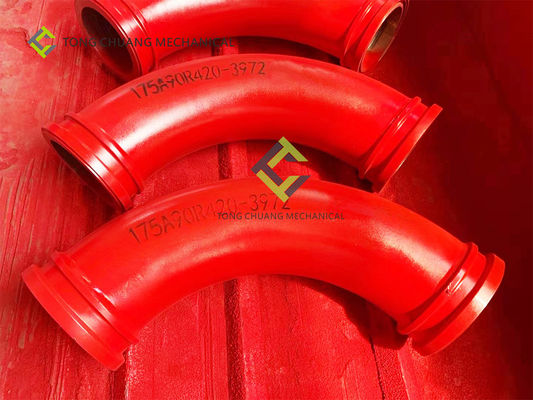 satın al 20 # çelik Beton Pompası Boru Hattı, 30 Derece Boru Dirsek 500MM online manufacture