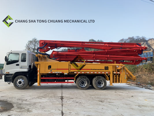 satın al 2009'da yeniden üretilen kullanılmış beton pompası Putzmeister 36 metre online manufacture