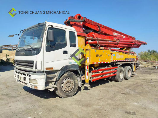 2010 Yılında Sany Ağır Sanayi 37 Metre Isuzu 2. El Beton Pompası Kamyonu