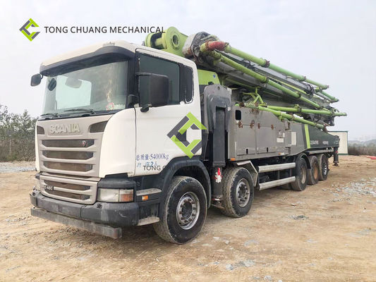 2016 yılında Zoomlion Yeniden Üretilmiş Kullanılmış Beton Bomlu Kamyon 63 Metre