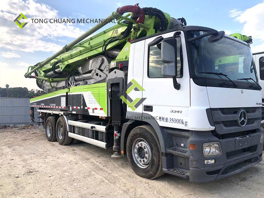 2019'da Zoomlion Yeniden Üretilmiş Kullanılmış Beton Bomlu Kamyon 49 Metre Kurulu
