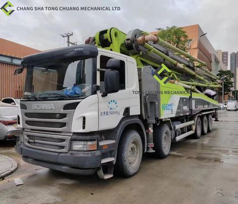 2018 SCANIA Şasi Zoomlion 2. El Beton Pompası Kamyonu 63m