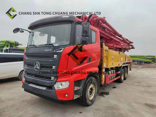 2021 yılında Sany SYM5350THB1E Şasi 49 M Beton Pompa Kamyonu 5 Silindir ve 5 direği