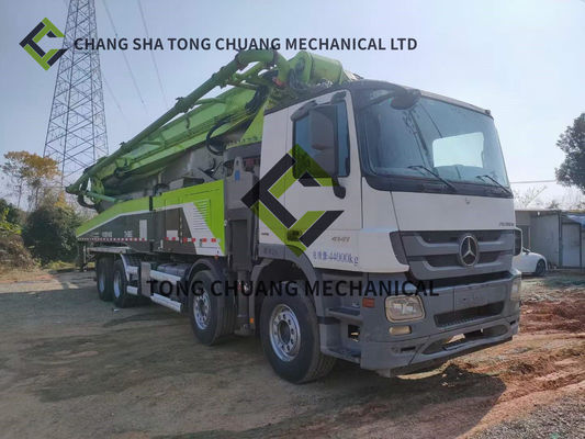 Zoomlion ZLJ5440THBBF 56X-6 RZ Mercedes Benz Kullanılmış Beton Pompa Kamyonu Dört Axle 56M