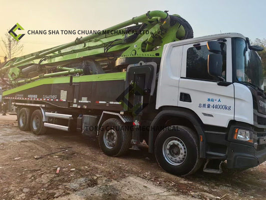 2020 Scania Şasi Zoomlion 4.0 Serisi ZLJ5440THBSF 63X-7 RZ Kullanılmış Beton Pompa Kamyonu