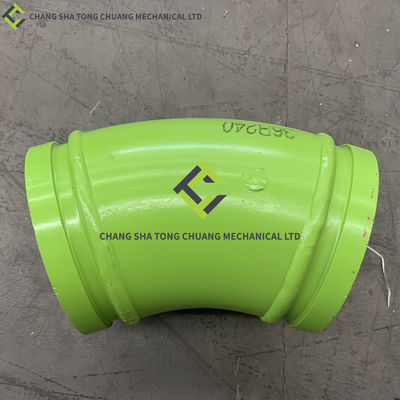 Çift Katmanlı Eğiliş borusu 125 * R240-36 Sany ve Zoomlion Beton Pompa Kamyonu Aksesuarları